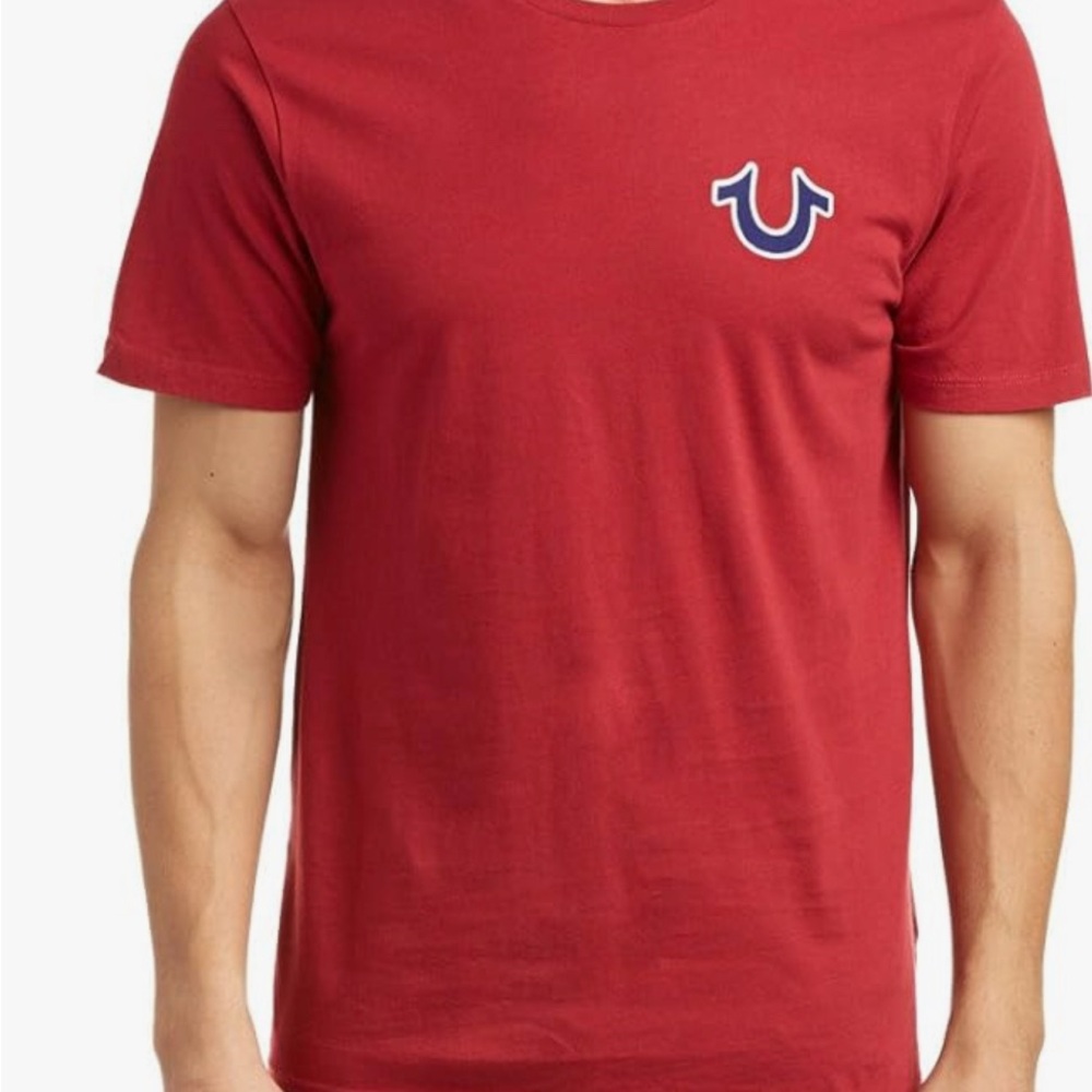 True Religion Men's Buddha Logo Short Sleeve Tee